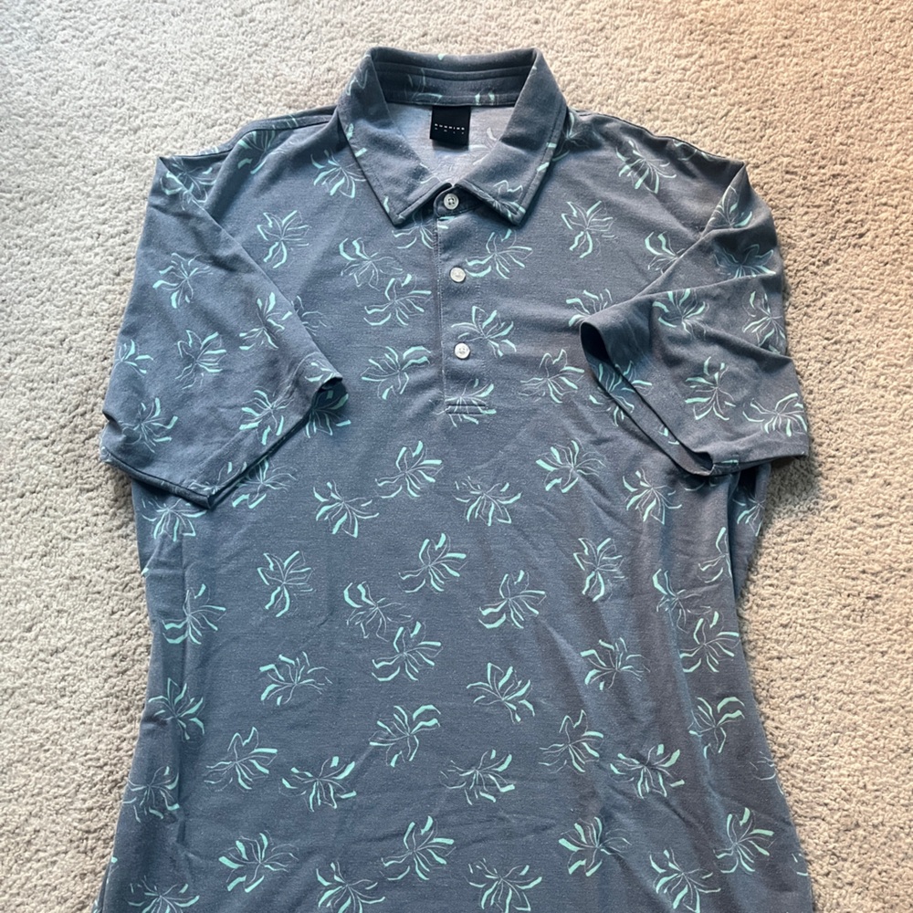 Dunning Golf Floral Patterned Polo